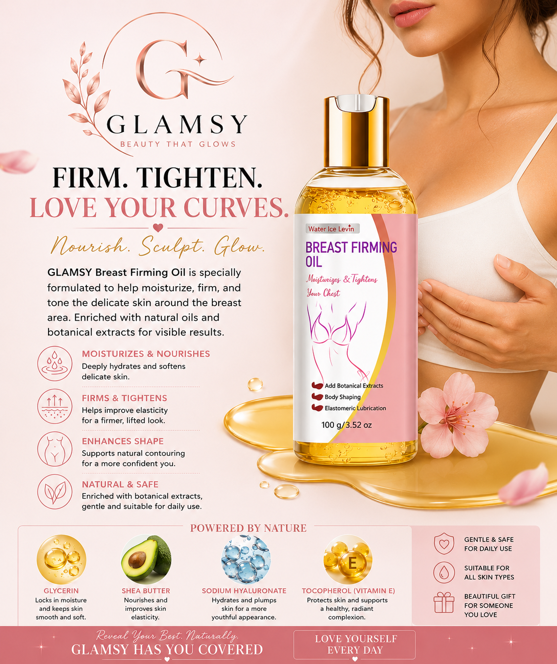 GLAMSY Firming Body Care Oil