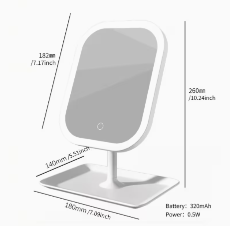 LED Rechargeable Makeup Mirror